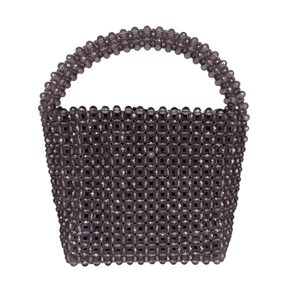 Bouffants And Broken Hearts Kendra Dandy Beaded Skull Purse Crossbody Top Handle - Picture 4 of 12